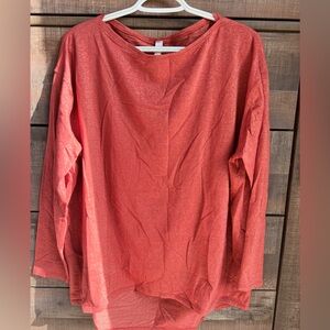 Lululemon back in action long sleeve shirt size 12